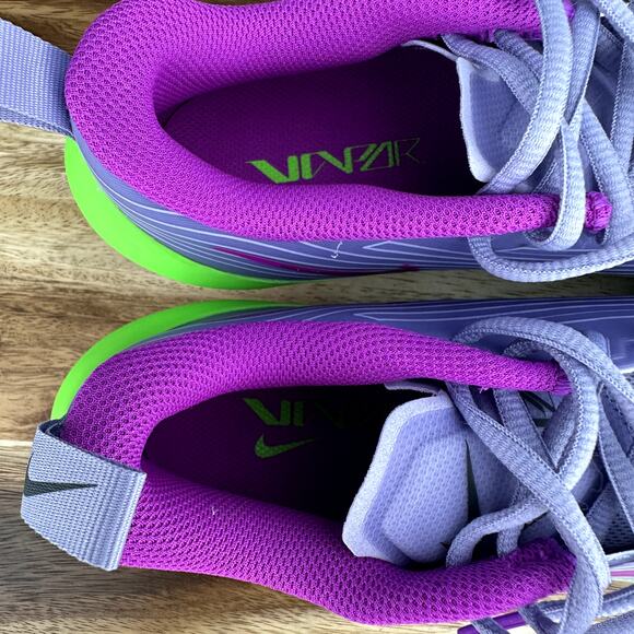 Nike Vapor Speed 3 NRG Football Cleats Men\'s Size 8.5 HJ4572-500 Green Purple